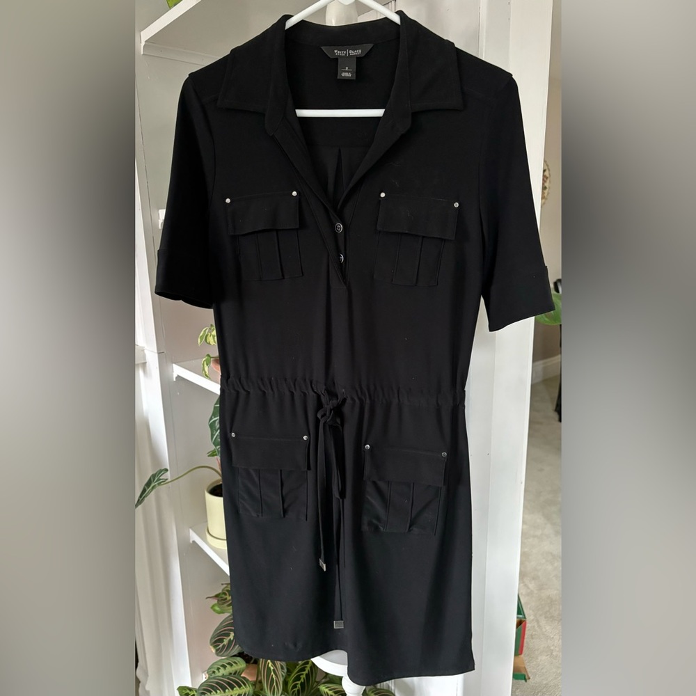 White House Black Market women’s black dress. Size 2